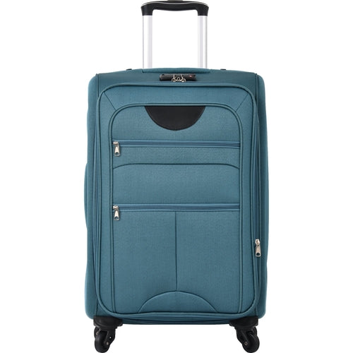 Softside Luggage Expandable 3 Piece Set Suitcase Upright Spinner