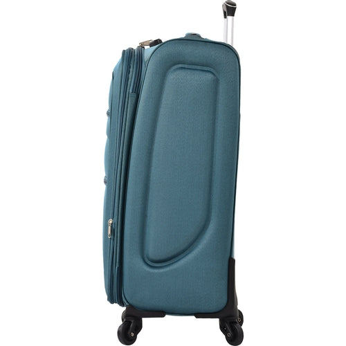 Softside Luggage Expandable 3 Piece Set Suitcase Upright Spinner