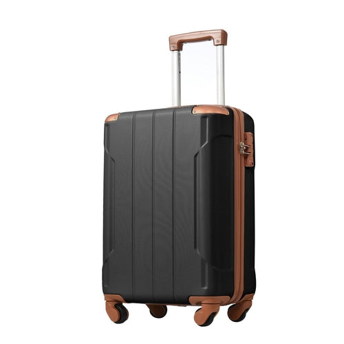 Hardshell Luggage, Lightweight Durable ABS Suitcase with Double