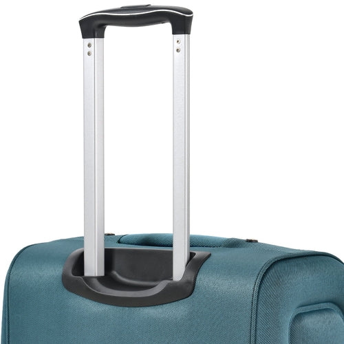 Softside Luggage Expandable 3 Piece Set Suitcase Upright Spinner