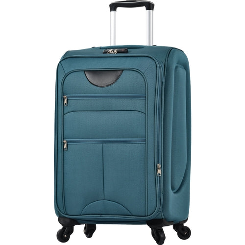 Softside Luggage Expandable 3 Piece Set Suitcase Upright Spinner