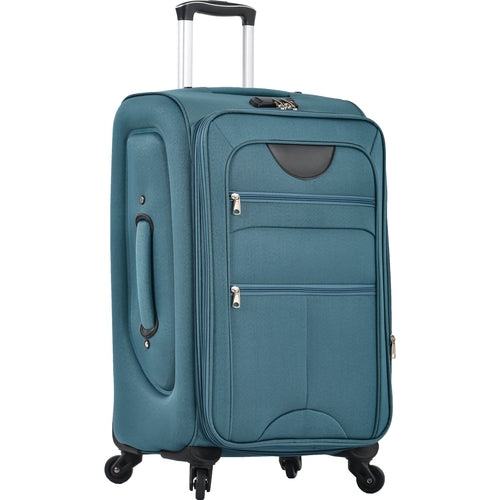 Softside Luggage Expandable 3 Piece Set Suitcase Upright Spinner