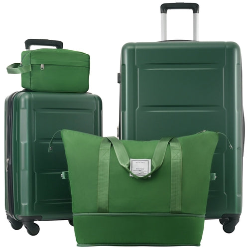 2 Piece Luggage Set with Bags Expanable Spinner Wheels ABS Lightweight