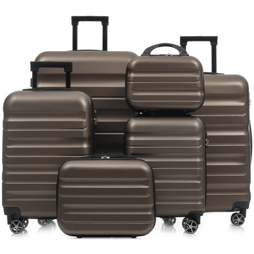 6-Piece ABS Hardshell Luggage Set - Lightweight & Durable Suitcases