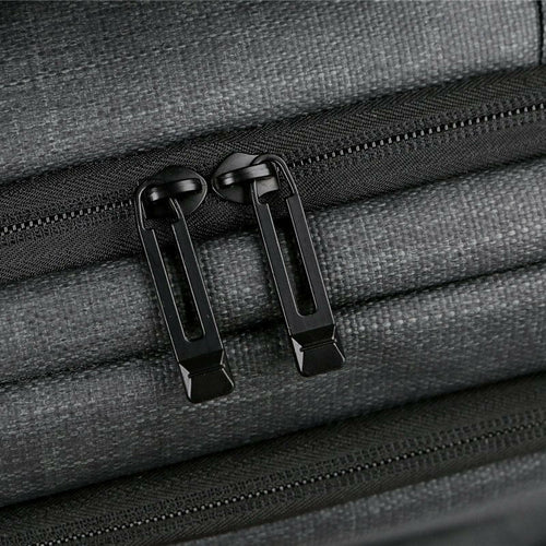 Mens Casual USB Charging Luxury Laptop Backpack Waterproof