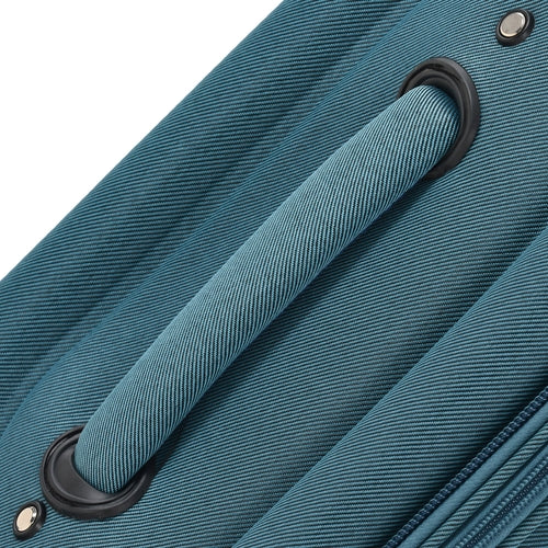 Softside Luggage Expandable 3 Piece Set Suitcase Upright Spinner