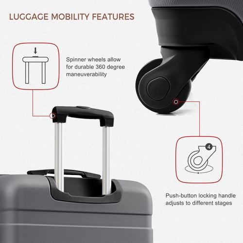 Luggage Sets New Model ABS Hardshell 3pcs Clearance Luggage Hardside
