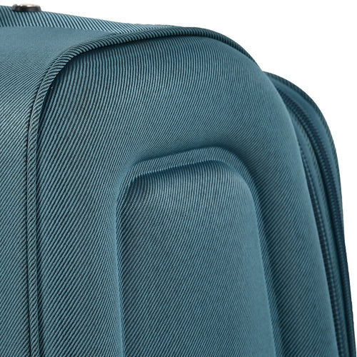 Softside Luggage Expandable 3 Piece Set Suitcase Upright Spinner