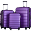 3 Piece Luggage Set Hardside Spinner Suitcase with TSA Lock 20' 24'