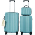 3-Piece Luggage Set, Durable Hardshell ABS Suitcase with Spinner